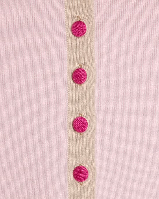 River Island Womens Cardigan Pink Colour Blocked - Image 5