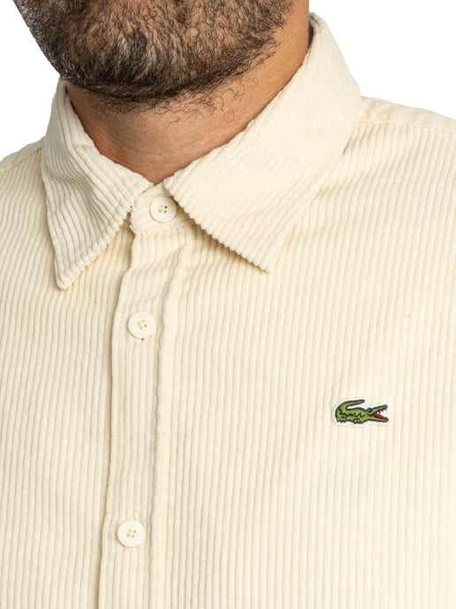 Lacoste Casual Overhemd, Beige - Image 4