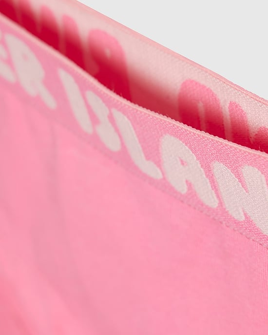 River Island Girls Crop Top & Briefs Set Pink Strappy 2 Piece - Image 3