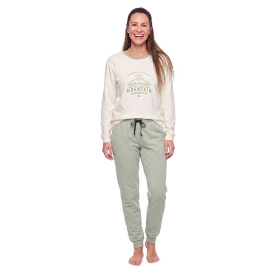 Women's Cotton Long Sleeve Pyjamas KLP1 - Image 1