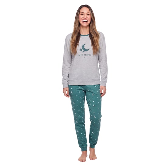 Women's Cotton Long Sleeve Pyjamas KLP1 - Image 1