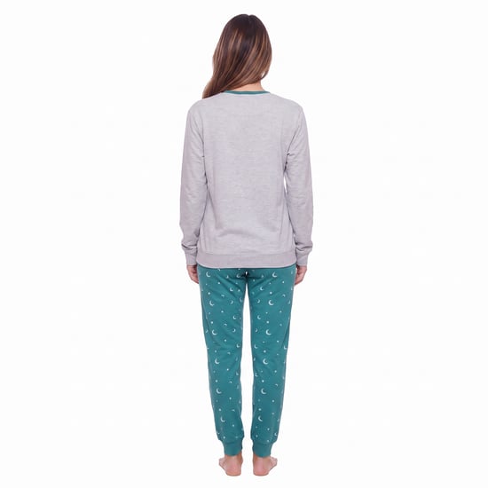 Women's Cotton Long Sleeve Pyjamas KLP1 - Image 3