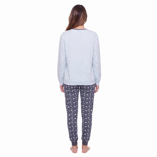 Women's Cotton Long Sleeve Pyjamas KLP1 - Image 3