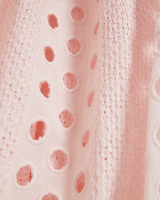 River Island Womens Shirt Pink Broderie Puff Sleeve - Image 4