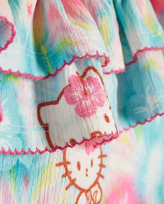 River Island Girls Playsuit Blue Hello Kitty & Friends - Image 3