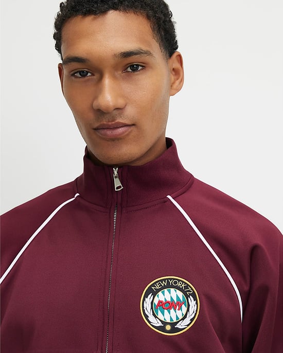 River Island Mens Track Top Red Pony Regular Fit Tricot - Image 3