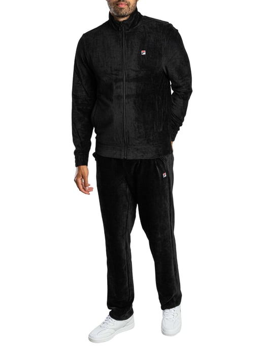 Fila Walter Corduroy Trainingsjack, Zwart - Image 6