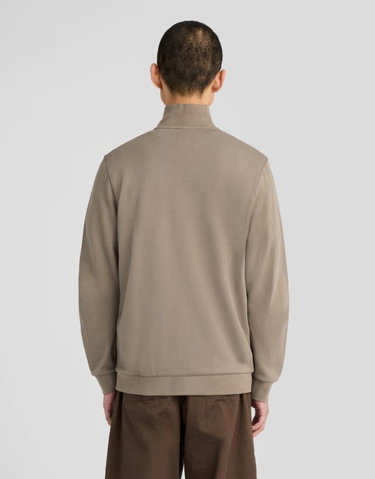 Loopback Quarter Zip Sweat - Image 4
