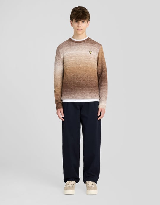 Ombre trui met ronde hals - Image 2