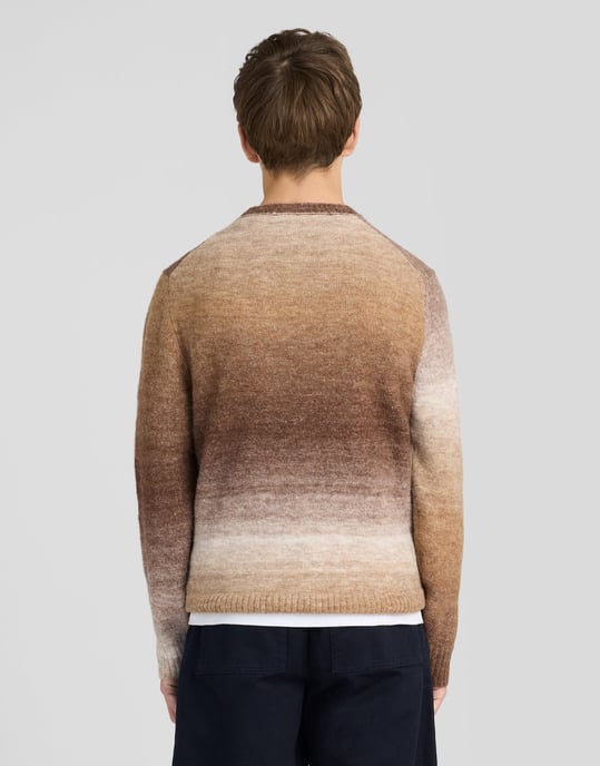 Ombre trui met ronde hals - Image 4