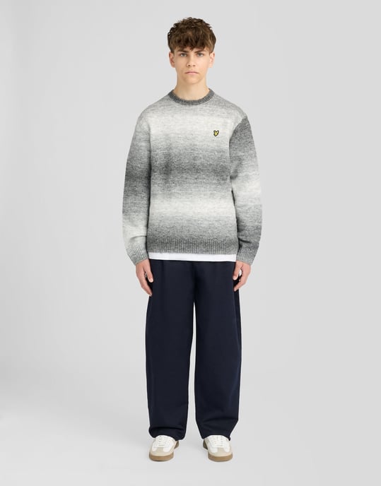 Ombre trui met ronde hals - Image 2