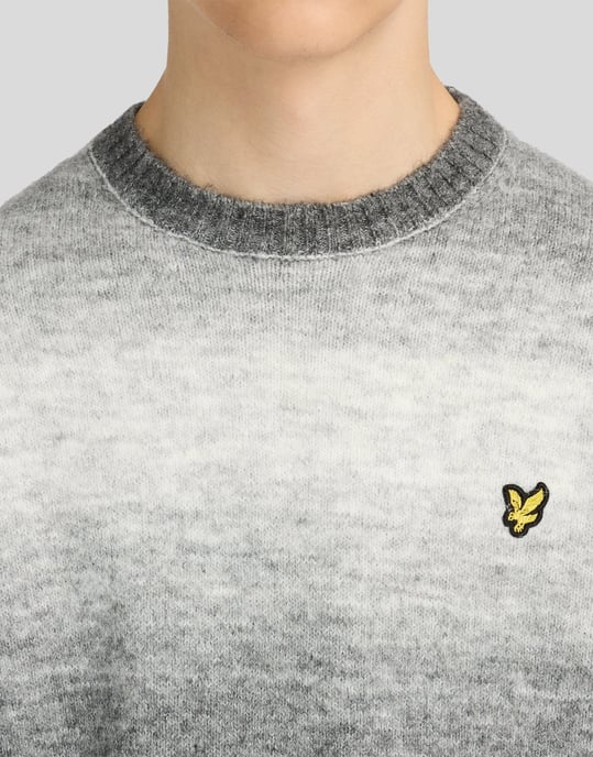 Ombre trui met ronde hals - Image 3