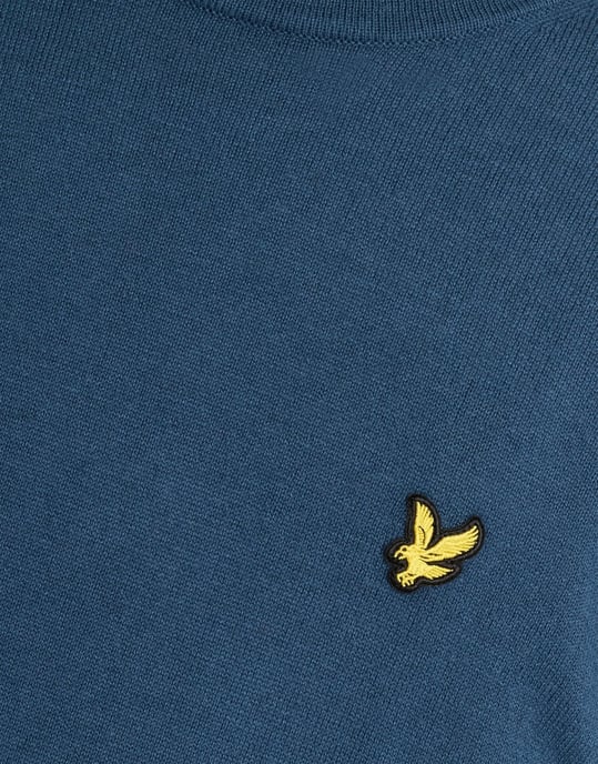 Cotton Merino Crew Neck Jumper - Image 6