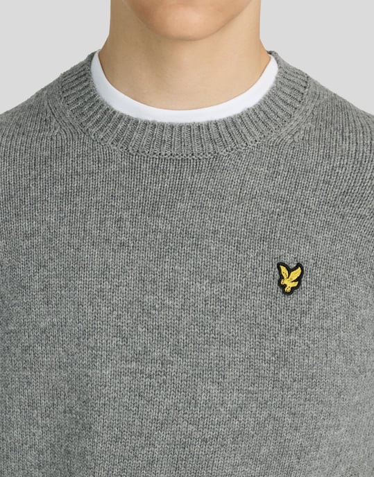 Gemêleerde trui met ronde hals - Image 3