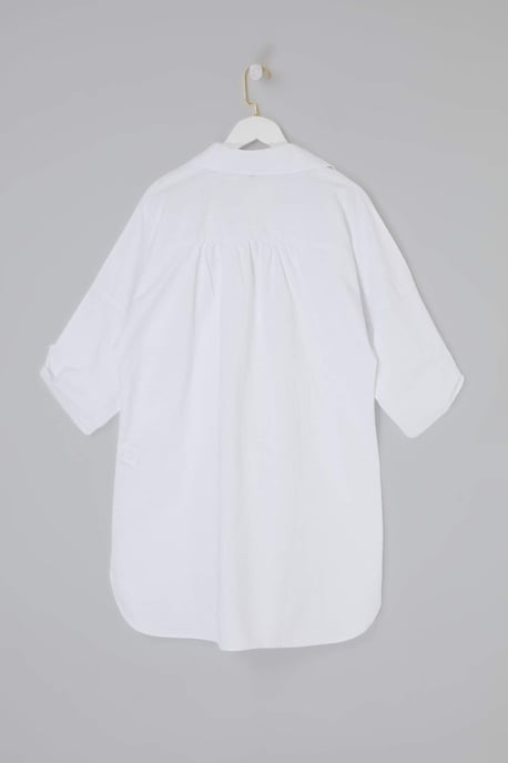 Trendyol Curve Dam Vit Enfärgad Kort / Mini Trekvartsärm Strandkläder A-linje Plus size Klänning - Image 5