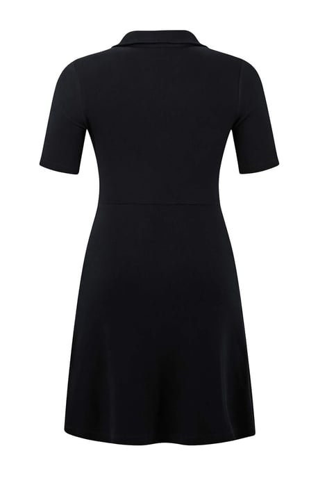 Trendyol Curve Dam Mörkblå Enfärgad Kort / Mini Kort Casual Skater Plus size Klänning - Image 4