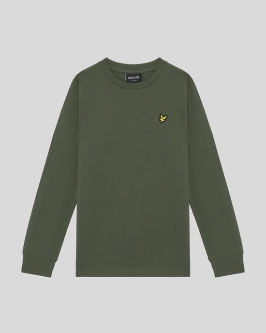 Enfärgad långärmad T-shirt - Image 5