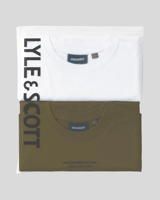 2-pack enfärgade T-shirts - Image 2