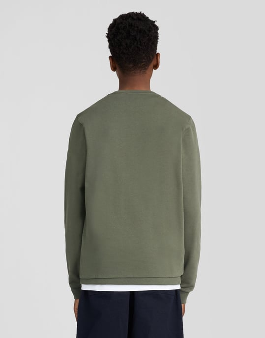 Sweatshirt med rund hals - Image 4