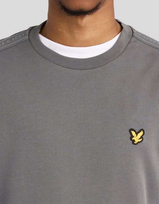 Jacquard Tape Crew Neck Sweatshirt - Image 3
