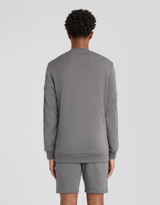 Jacquard Tape Crew Neck Sweatshirt - Image 4