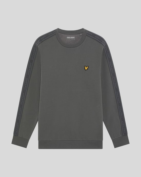 Jacquard Tape Crew Neck Sweatshirt - Image 5