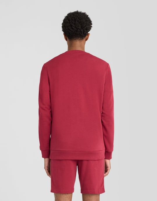 Jacquard Tape Crew Neck Sweatshirt - Image 4