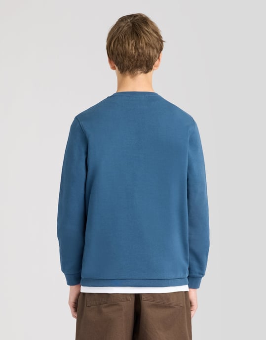 Sweatshirt med rund hals - Image 5