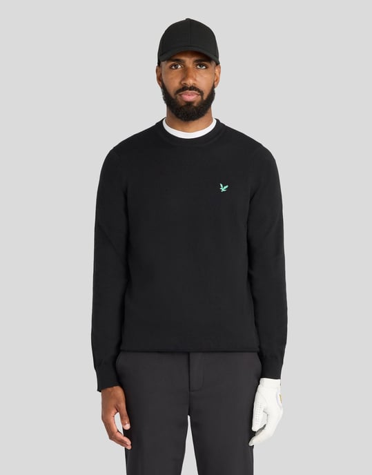 Golf Polyblend Crew Neck Pullover - Image 1