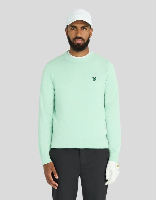 Golf Polyblend Crew Neck Pullover - Image 1