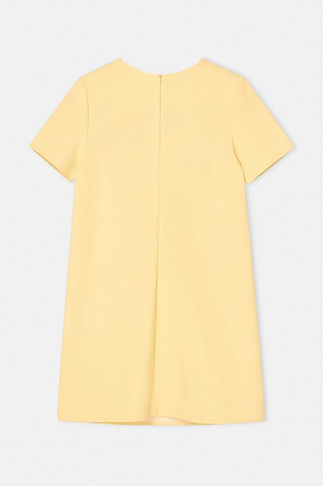 Trendyol Curve Dam Gul Enfärgad Kort / Mini Trekvartsärm Casual A-linje Plus size Klänning - Image 5