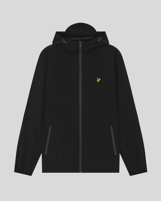 Contrast Zip Through Hooded Jacket - Image 5