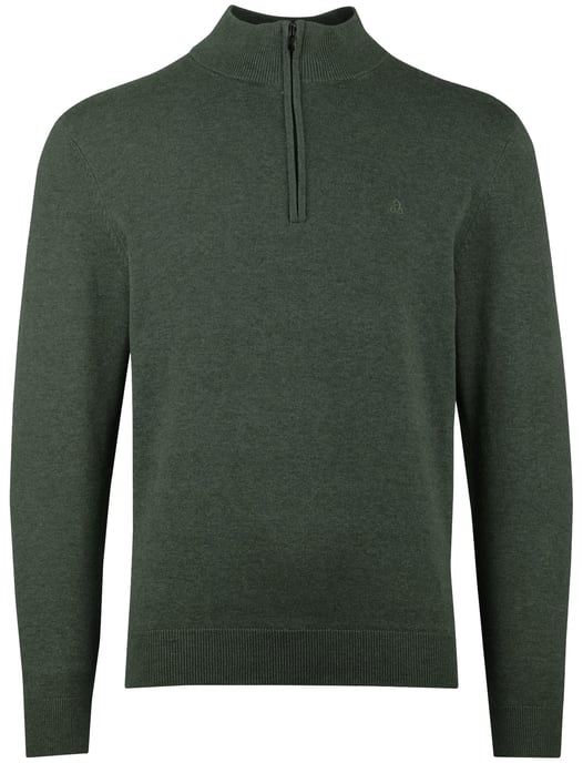 trui Scotland Blue donkerblauw half zipje normale fit - Image 3
