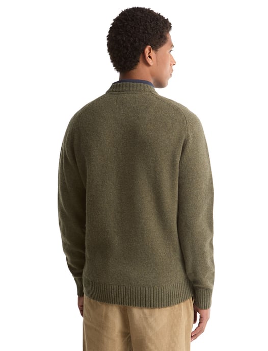 Trui Barbour groen ronde hals - Image 2