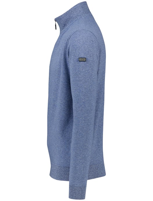 sweater Baileys blauw gemêleerd katoen normale fit - Image 3