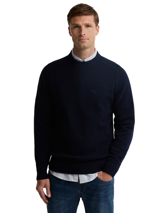 Truien Barbour donkerblauw wol - Image 1
