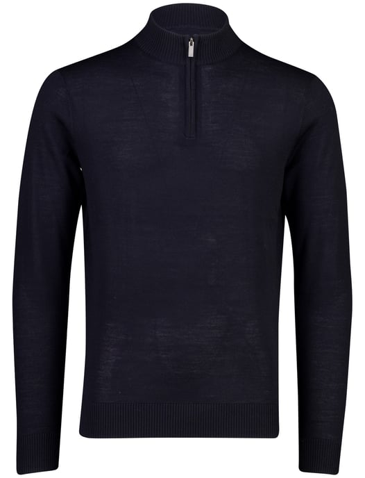 Trui Gentiluomo donkerblauw merinowol - Image 2