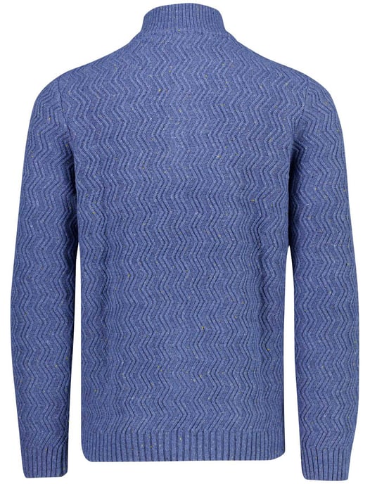 Trui New Zealand blauw half zip - Image 4
