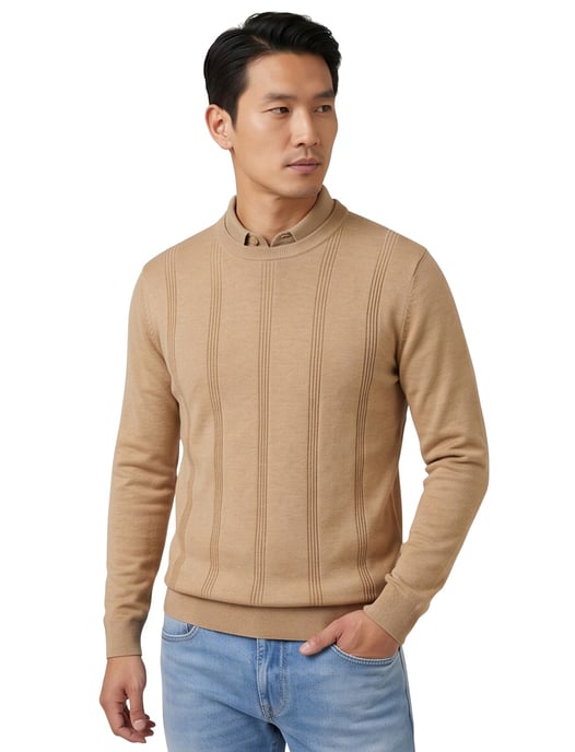 Beige trui Gentiluomo katoen - Image 1
