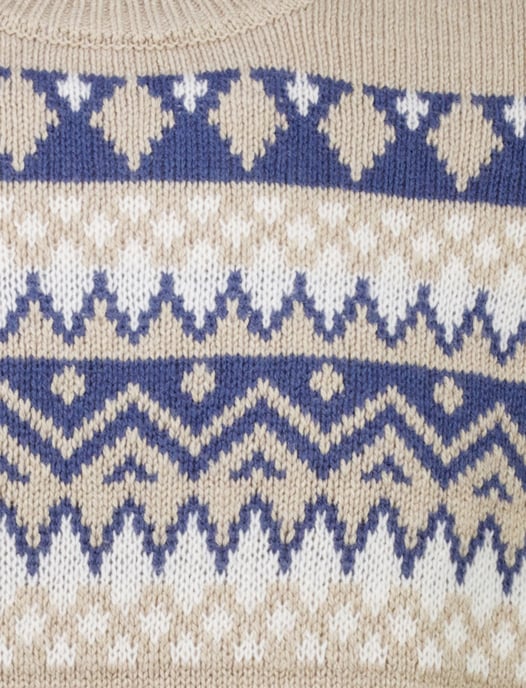 Trui New Zealand beige gebreid - Image 3