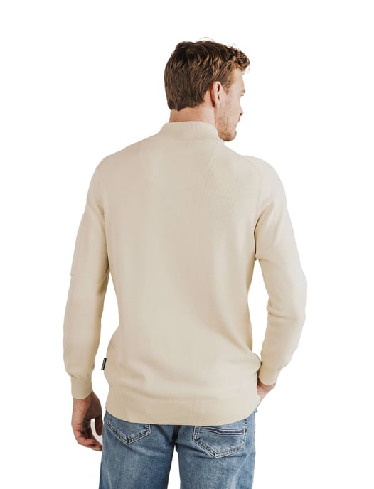 State of Art half zip trui beige verborgen rits - Image 2
