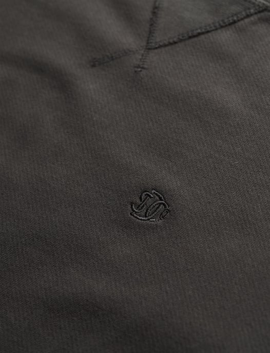 Superdry sweater bruin effen katoen ronde hals - Image 2