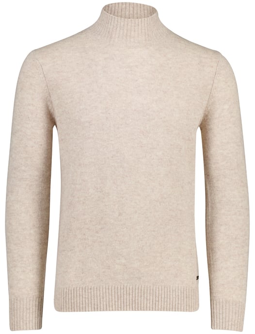 beige Born with Appetite Gregg mock trui - Image 1