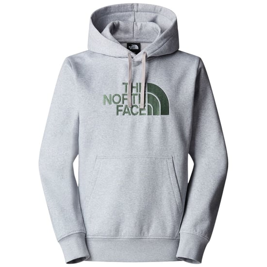 The North Face Men’s Drew Peak Embroidered Logo Hoodie TNF Grey - Image 2