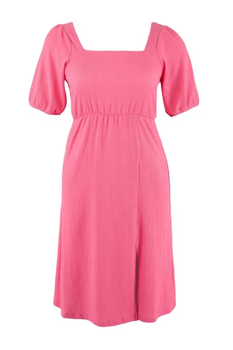 Trendyol Curve Dam Rosa Enfärgad Kort / Mini Kort Casual A-linje Plus size Klänning - Image 3