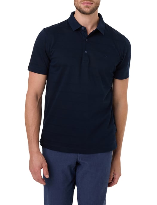 katoenen Pierre Cardin korte mouw donkerblauw - Image 1