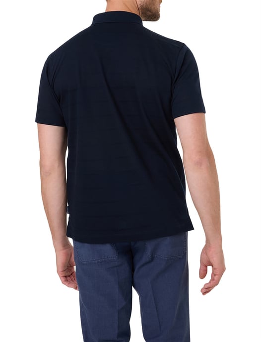 katoenen Pierre Cardin korte mouw donkerblauw - Image 2