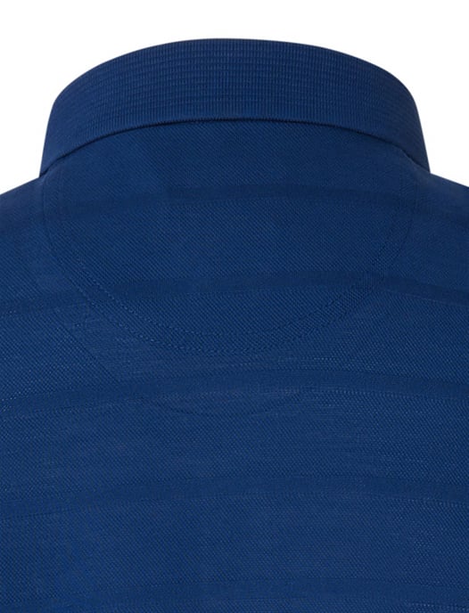 Pierre Cardin polo korte mouw kobalt gestreept 3-knoops - Image 4