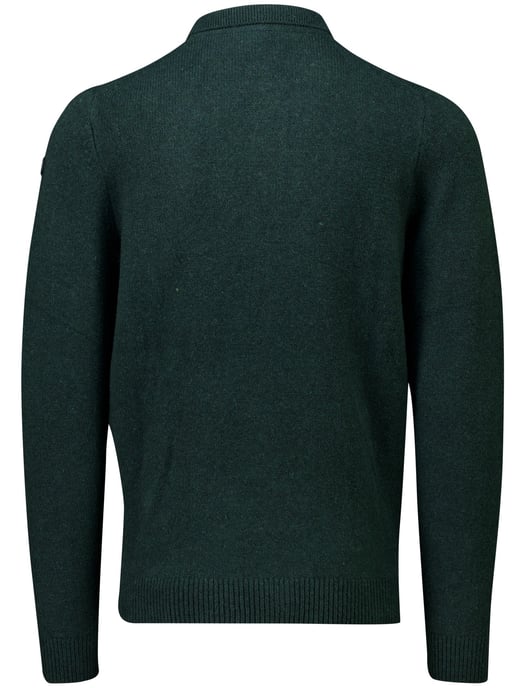 Poloshirt New Zealand donkergroen gebreid - Image 4