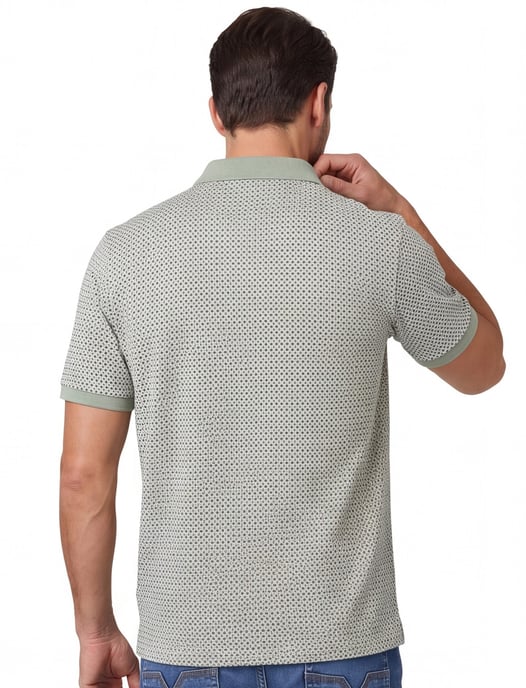 Brax polo groen geprint - Image 2